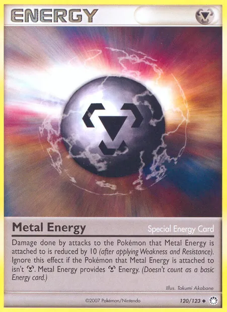 Énergie Métal, carte Pokémon MT 120 — extension Trésors Mystérieux