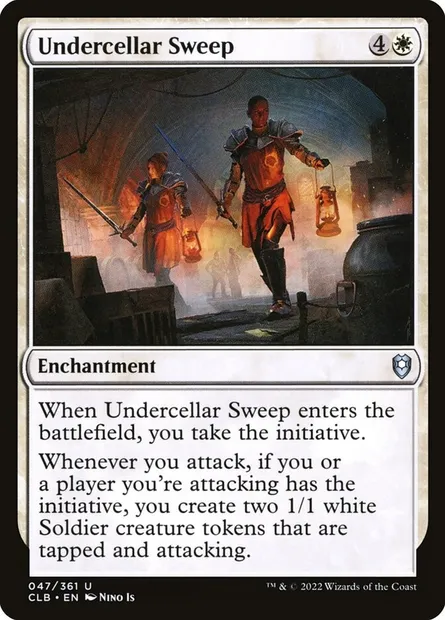 Undercellar Sweep, Magic card CLB 47 — Commander Legends: Battle for Baldur's Gate set