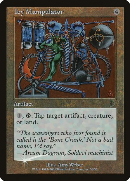Icy Manipulator, Magic card DKM 36★ — Deckmasters set