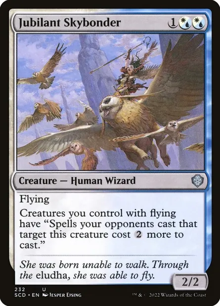 Jubilant Skybonder, Magic card SCD 232 — Starter Commander Decks set