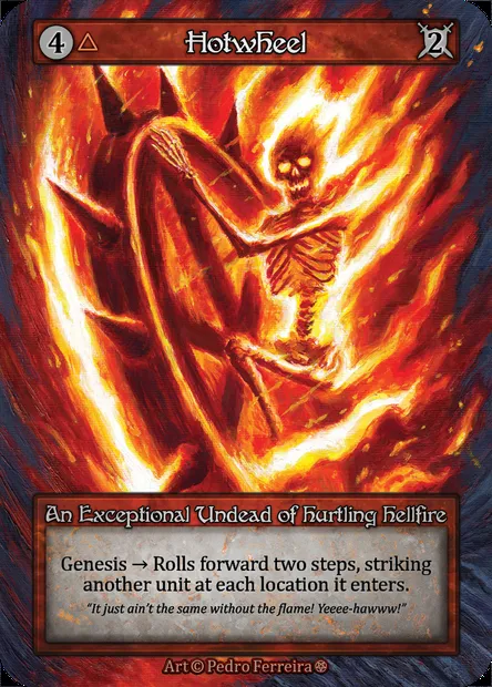 Hotwheel, Sorcery card GOT 100 — Gothic set