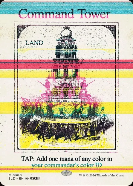 Tour de commandement, carte Magic SLZ 360 — extension The Zeta Set