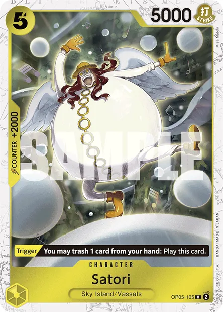Satori, One Piece card OP05-105 — AWAKENING OF THE NEW ERA set