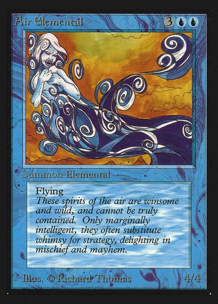 Air Elemental, Magic card CEI 47 — Intl. Collectors' Edition set