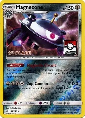 Magnézone, carte Pokémon LGP 083-5 — extension League Promos