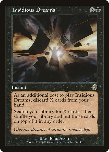 Insidious Dreams, Magic card TOR 66 — Torment set