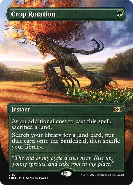 Crop Rotation, Magic card 2XM 349 — Double Masters set