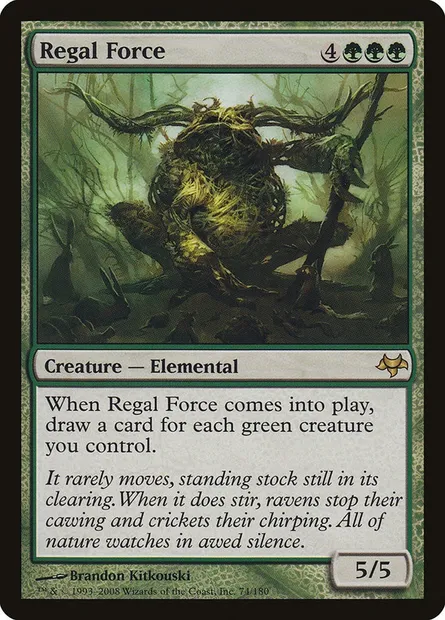 Regal Force, Magic card EVE 74 — Eventide set