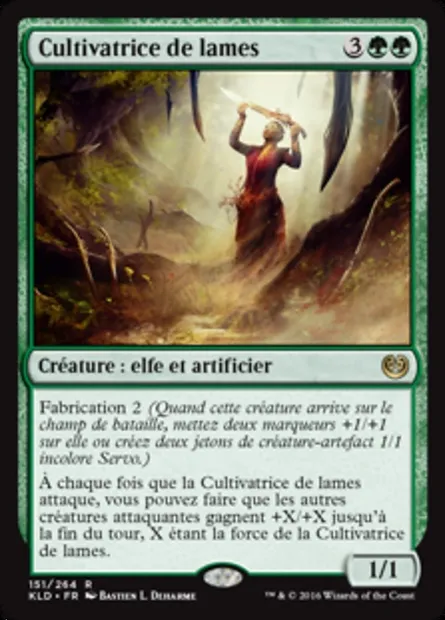 Cultivatrice de lames, carte Magic KLD 151 — extension Kaladesh