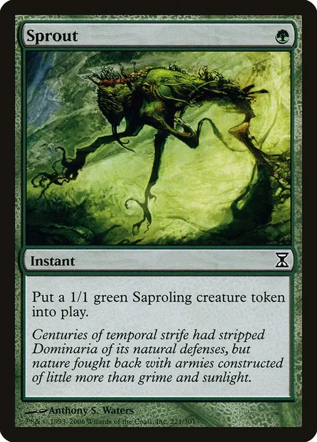 Sprout, Magic card TSP 221 — Time Spiral set