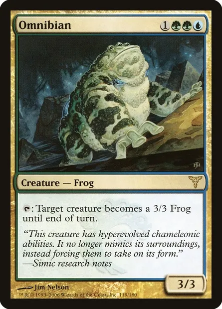 Omnibian, Magic card DIS 119 — Dissension set