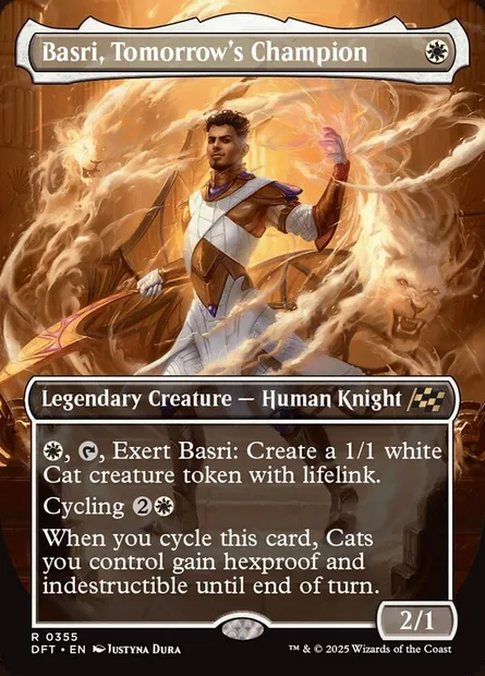 Basri, Tomorrow's Champion, Magic card DFT 355 — Aetherdrift set