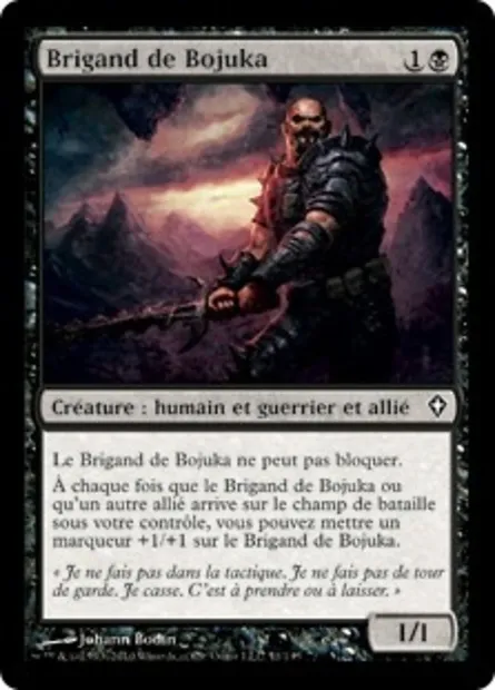 Brigand de Bojuka, carte Magic WWK 51 — extension Worldwake