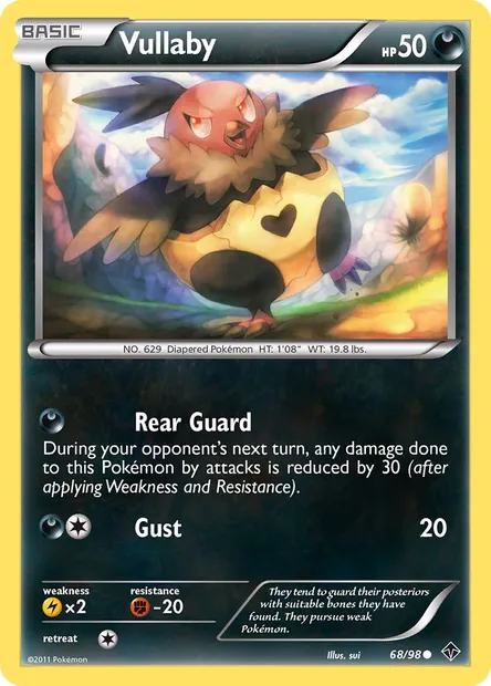 Vullaby, Pokémon card EPO 68 — Emerging Powers set