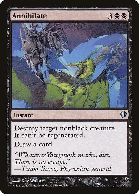 Annihilate, Magic card C13 68 — Commander 2013 set
