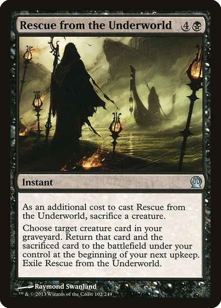 Rescue from the Underworld, Magic card THS 102 — Theros set
