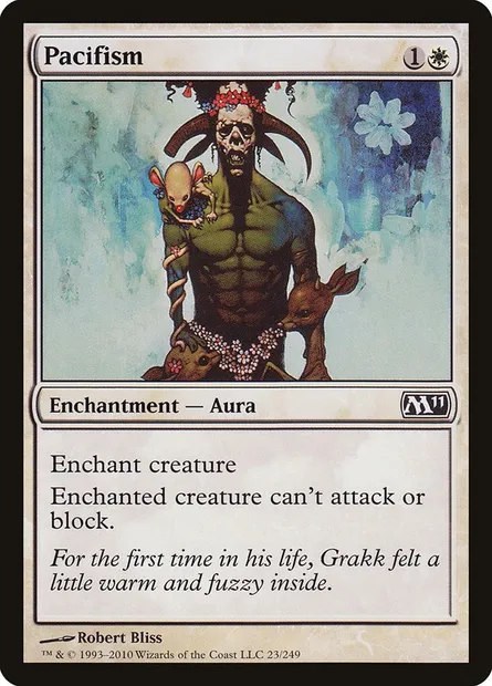 Pacifism, Magic card M11 23 — Magic 2011 set
