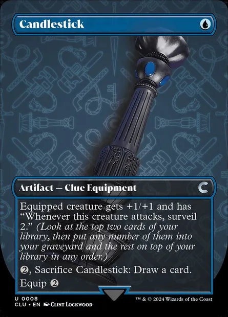 Chandelier, carte Magic CLU 8 — extension Ravnica: Clue Edition