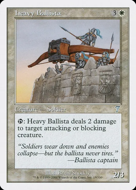 Heavy Ballista, Magic card 7ED 19 — Seventh Edition set