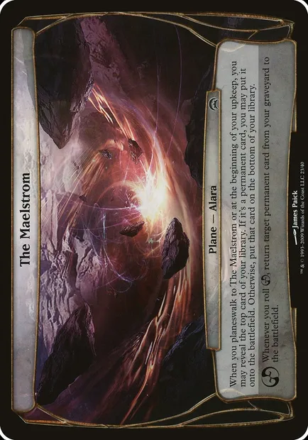 Le Maelstrom, carte Magic OHOP 23 — extension Planechase Planes