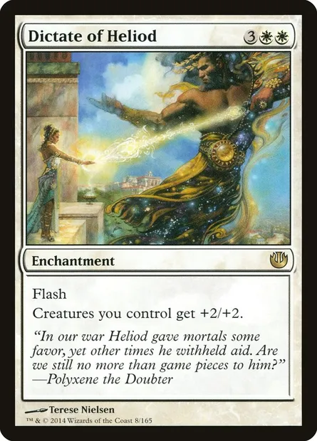 Dictate of Heliod, Magic card JOU 8 — Journey into Nyx set