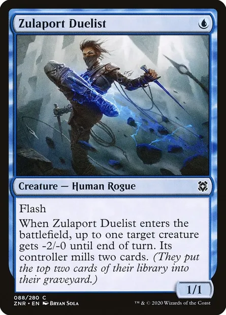 Zulaport Duelist, Magic card ZNR 88 — Zendikar Rising set