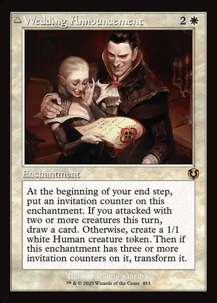 Wedding Announcement // Wedding Festivity, Magic card INR 453 — Innistrad Remastered set