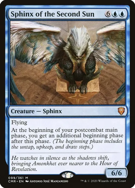 Sphinx of the Second Sun, Magic card CMR 99 — Commander Legends set
