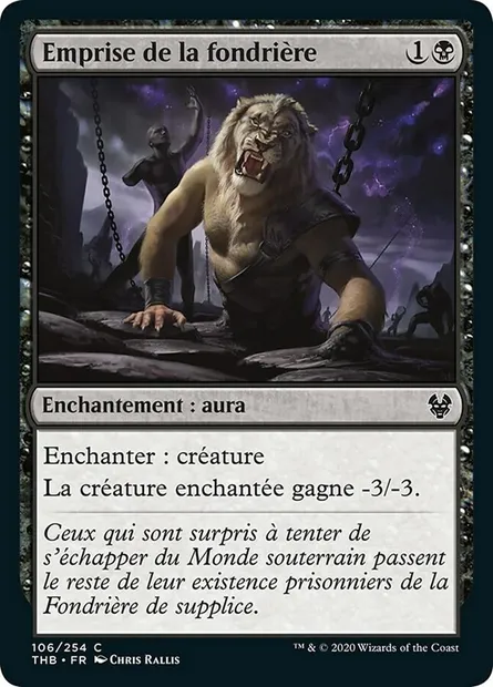 Emprise de la fondrière, carte Magic THB 106 — extension Theros Beyond Death