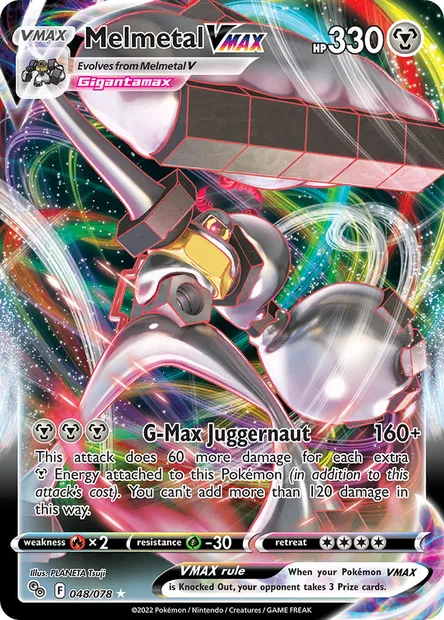 Melmetal VMAX, Pokémon card PGO 048 — Pokémon GO set