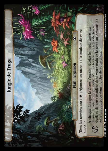 Jungle de Truga, carte Magic MOC 161 — extension March of the Machine Commander