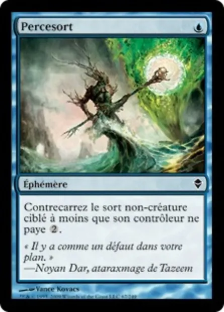 Percesort, carte Magic ZEN 67 — extension Zendikar