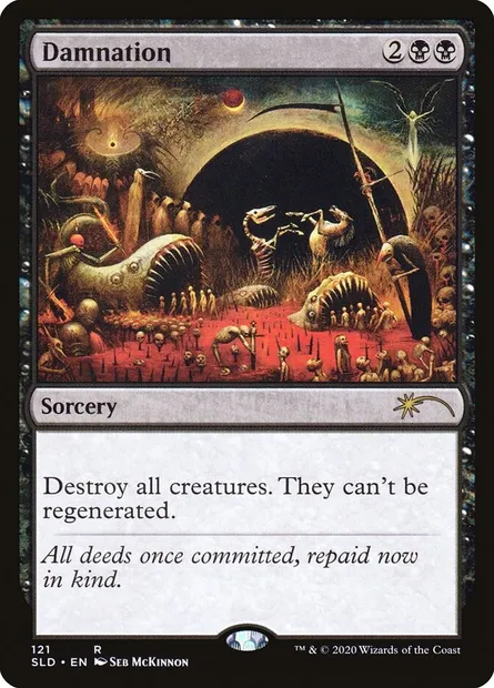 Damnation, Magic card SLD 121 — Secret Lair Drop set