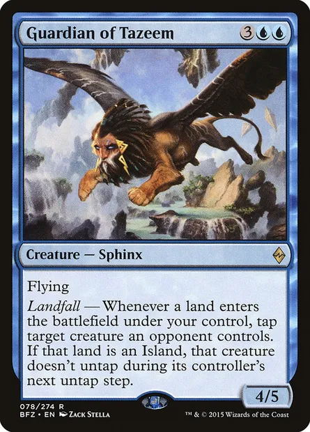 Guardian of Tazeem, Magic card BFZ 78 — Battle for Zendikar set