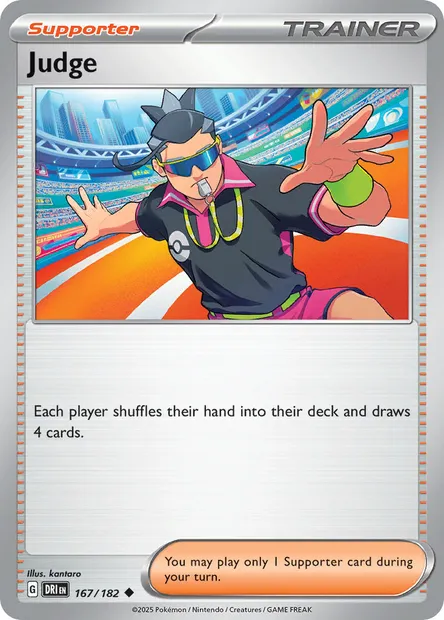Judge, Pokémon card DRI 167 — Destined Rivals set