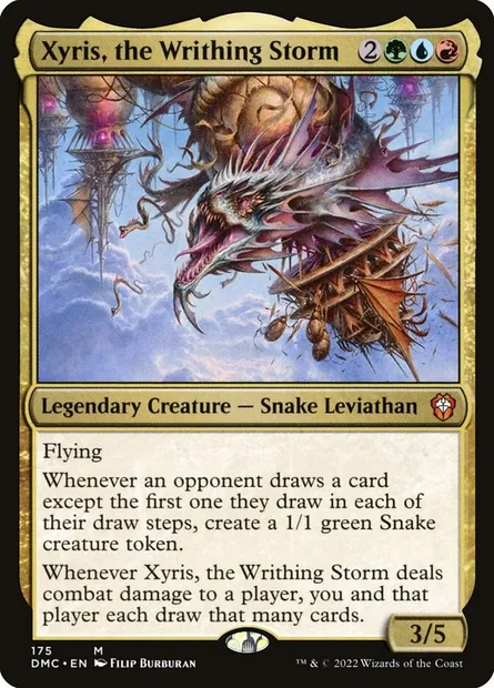 Xyris, the Writhing Storm, Magic card DMC 175 — Dominaria United Commander set