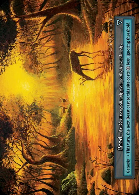 Pond, carte Sorcery ATH 215 — extension Arthurian Legends
