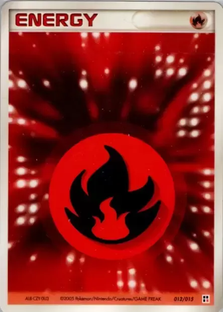 Fire Energy, Pokémon card FR-QCP 012 — Fire Quick Construction Pack set