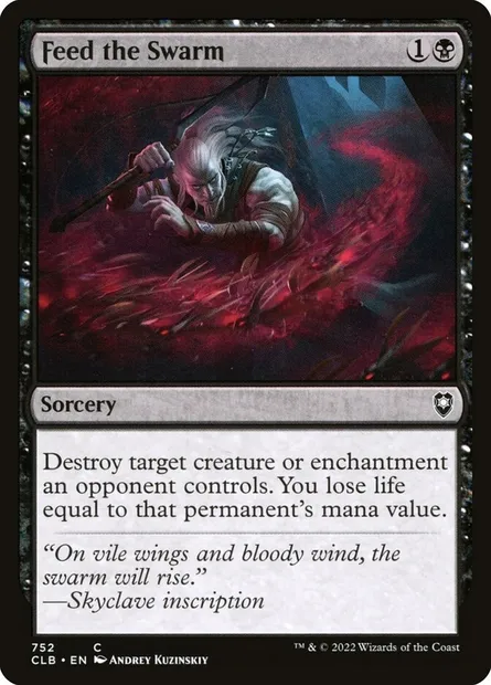 Feed the Swarm, Magic card CLB 752 — Commander Legends: Battle for Baldur's Gate set