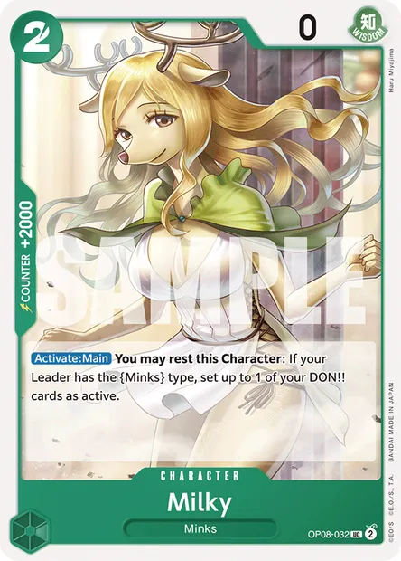Milky, One Piece card OP08-032 — TWO LEGENDS set