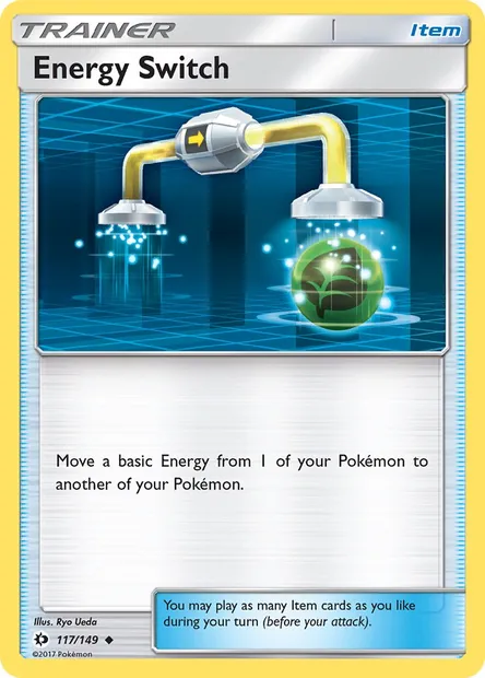 Energy Switch, Pokémon card SUM 117 — Sun & Moon set