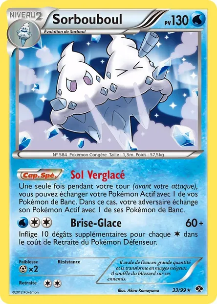 Sorbouboul, carte Pokémon NXD 33 — extension Destinées Futures