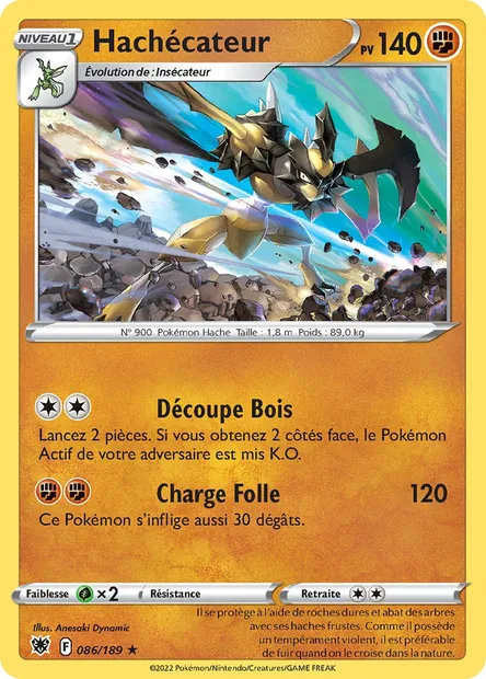Hachécateur, carte Pokémon ASR 086 — extension Astres Radieux