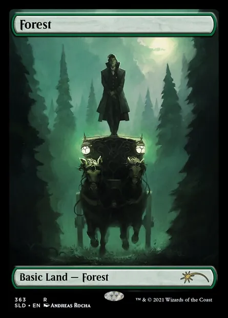 Forêt, carte Magic SLD 363 — extension Secret Lair Drop
