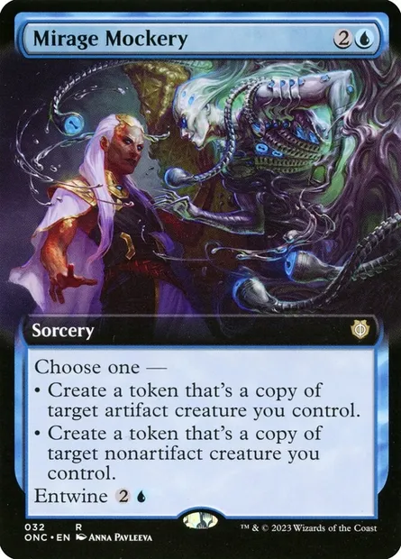 Mirage Mockery, Magic card ONC 32 — Phyrexia: All Will Be One Commander set