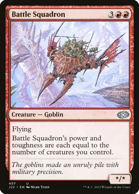 Battle Squadron, Magic card J22 497 — Jumpstart 2022 set