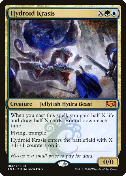 Hydroid Krasis, Magic card RNA 183 — Ravnica Allegiance set