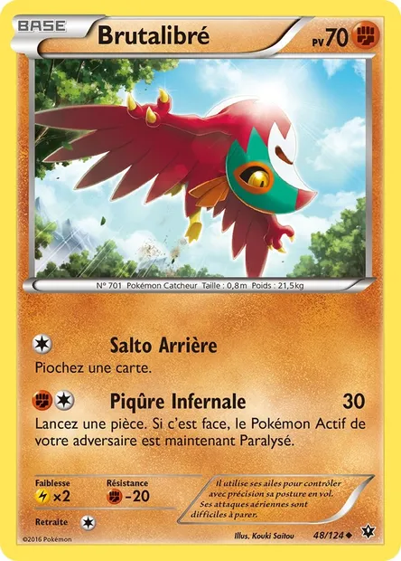 Brutalibré, carte Pokémon FCO 48 — extension Impact des Destins