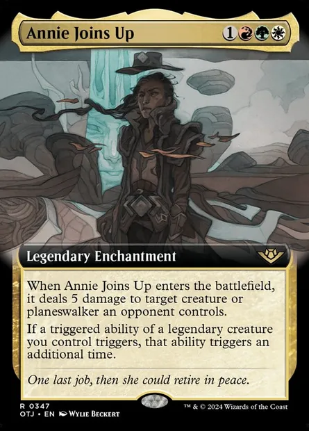 Annie Joins Up, Magic card OTJ 347 — Outlaws of Thunder Junction set