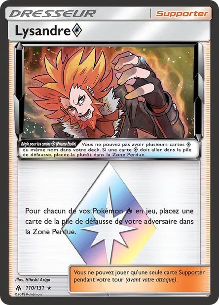 Lysandre ◇, carte Pokémon FLI 110 — extension Lumière Interdite
